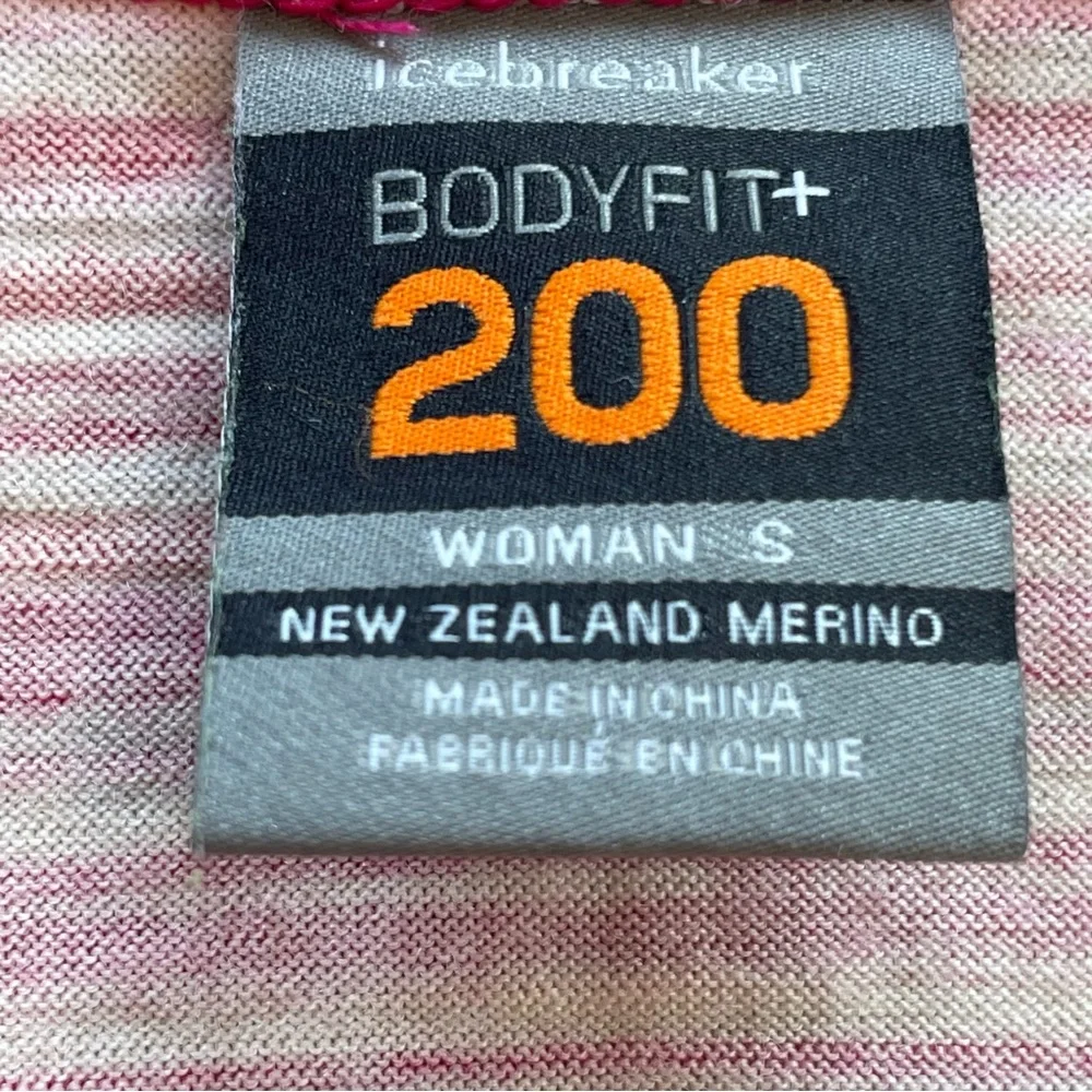 Icebreaker Bodyfit 200+ Long Sleeve Merino Top, Size Small - Picture 2 of 8